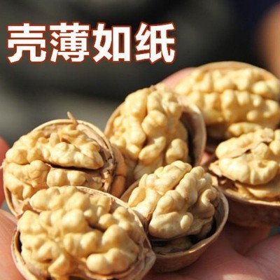 厂家代发新疆阿克苏185纸皮核桃 薄皮核桃 休闲零食 新货纸皮核桃图2
