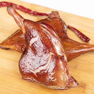 腊鸭腿正宗湖南土特产烟熏鸭腿农家手工自制柴火烟熏咸鸭腿餐饮批图4