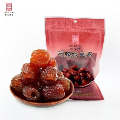 山东东阿百年堂阿胶枣阿胶红枣阿胶水晶枣 阿胶蜜枣100g/包图3
