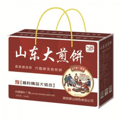 孟良崮六姐妹煎饼山东大煎饼沂蒙山临沂石磨杂粮煎饼礼盒