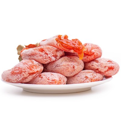 厂家直供大棉小姐一口香富平柿饼霜降吊柿饼整箱柿子饼500g袋装图5
