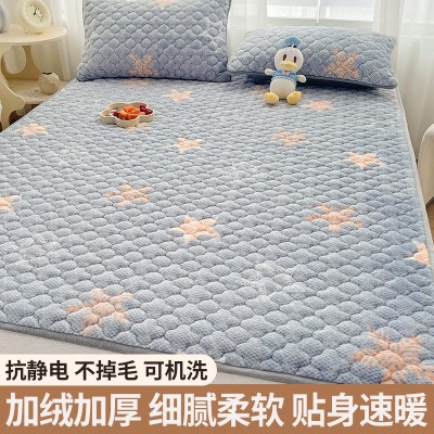 牛奶绒床垫褥子软垫家用卧室床褥垫被宿舍学生单人铺床毛毯秋冬季图4