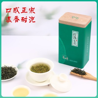 正宗信阳原产地绿茶2023新茶一级绿茶雨前嫩芽毛尖茶散装茶叶500g图3