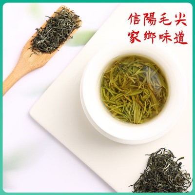 正宗信阳原产地绿茶2023新茶一级绿茶雨前嫩芽毛尖茶散装茶叶500g图4