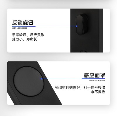 创佳酒店刷卡锁酒店门锁ic磁卡智能门锁批发锁宾馆电子门锁酒店锁图2
