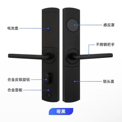 创佳酒店刷卡锁酒店门锁ic磁卡智能门锁批发锁宾馆电子门锁酒店锁图4