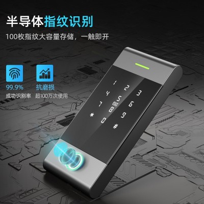 通通指纹门禁锁TTlock微信扫码开锁远程管理智能考勤机门牌打卡机图3