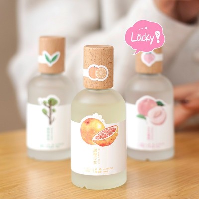 花基品小众香水男女士持久淡香少女学生清新自然水蜜桃批发50ml3瓶图4