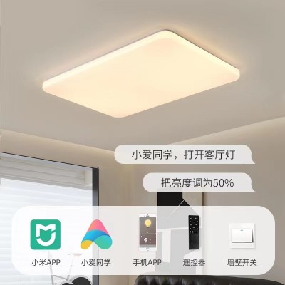 护眼LED客厅灯吸顶灯简约现代卧室灯新款奶油风房间次卧中山灯具图4