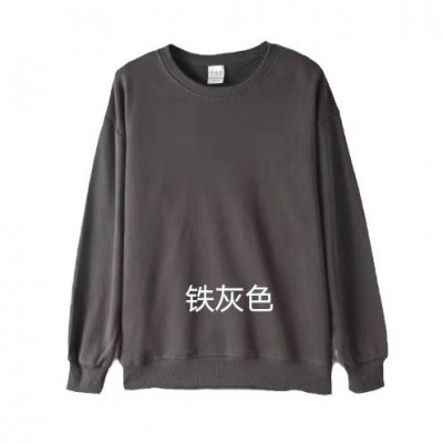 正确版本ami过毒圆领卫衣爱心刺绣男女同款情侣卫衣图4