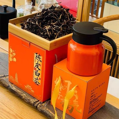 福鼎白茶陈皮白茶寿眉散装礼盒装买一送一礼盒装中秋送礼支持一件图2