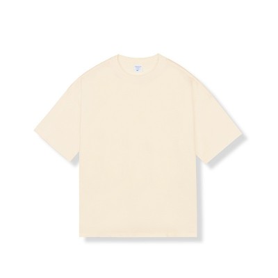 2024年新款重磅280G纯棉短袖t恤男宽松潮牌纯色FOG男装衣服打底衫图5