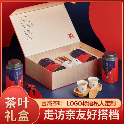 台湾回家茶叶礼盒装批发 300g冻顶乌龙阿里山金萱茶叶组合装礼品图5