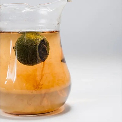 【新会小青柑茶厂家】云南普洱茶熟茶天马小青柑茶送礼晒香小青柑图4