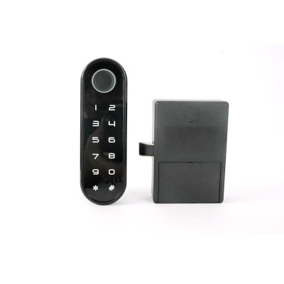 奇点F153智能家具锁办公家具锁指纹密码组合适用文件柜储物柜衣柜图5