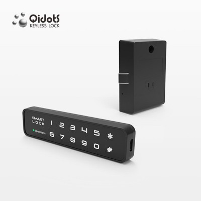 奇点F023密码抽屉锁储物柜锁办公文件衣柜橱柜鞋柜铁皮箱桑拿锁图2