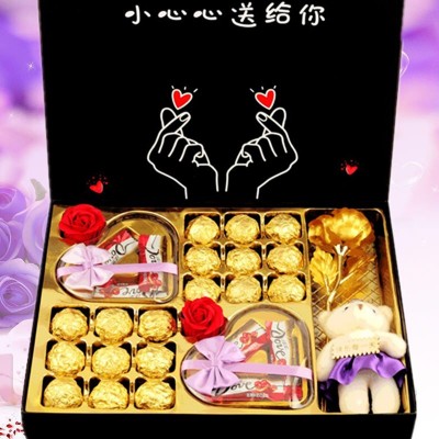母亲节礼物情人节巧克力礼盒装生日送女生朋友闺蜜结婚庆伴手礼图2
