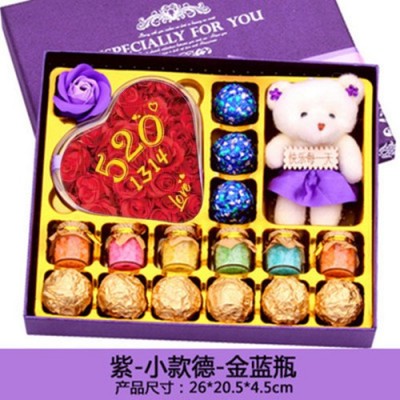 圣诞节糖果巧克力礼盒生日礼物送女生创意网红抖音热卖情人节礼盒图4