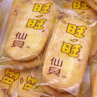 旺旺仙贝雪饼520g大米饼膨化饼干小孩小包装休闲零食批发图4