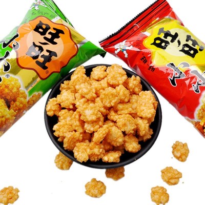 旺旺旺仔小小酥小米酥休闲膨化零食原味葱香味整箱超市食品大批发图3