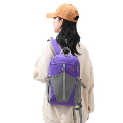 休闲双肩背包轻便运动户外登山包防泼水旅行便携大容量双肩包批发图5