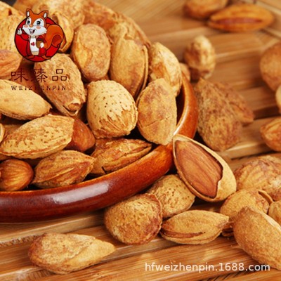 巴旦木 巴坦木 袋坚果炒货休闲零食品批发奶油味 杏仁 薄壳扁桃仁图3