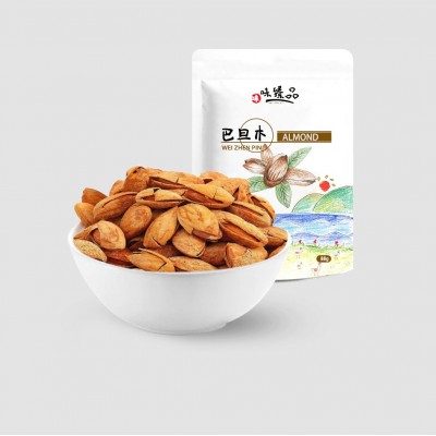 巴旦木 巴坦木 袋坚果炒货休闲零食品批发奶油味 杏仁 薄壳扁桃仁图5