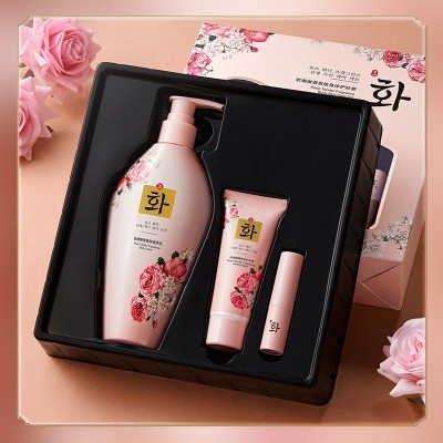 韩芬玫瑰香氛身体乳套装 护手霜润唇膏秋冬护理套装批发图4