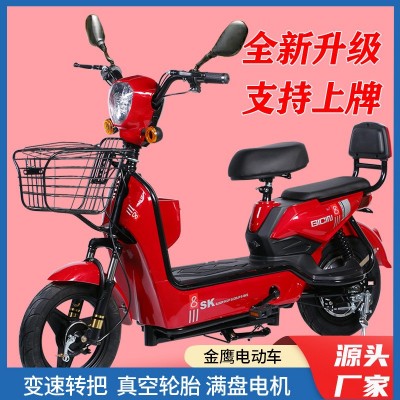 跨境新国标外贸出口两轮电动车男女双人小型电瓶车48V电动自行车图5