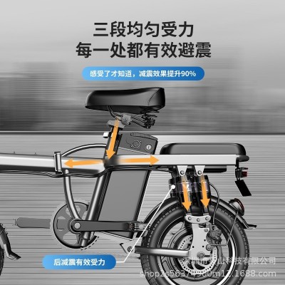 工厂铝合金折叠电动自行车便携代驾成人代步锂电池超轻跨境电瓶车图2