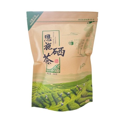 西萃御品 湖北恩施硒茶新茶叶绿茶高山云雾浓香型袋装250g*2袋图3