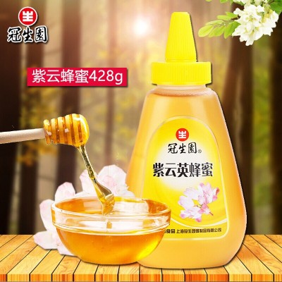 冠生园上海特产蜂蜜428g尖嘴瓶装蜂蜜洋槐蜜多口味冲饮品 洋槐蜜4图2
