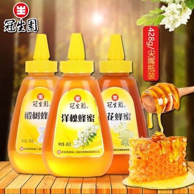 冠生园上海特产蜂蜜428g尖嘴瓶装蜂蜜洋槐蜜多口味冲饮品 洋槐蜜4图3
