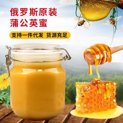 蒲公英蜂蜜500g结晶蜂蜜源头厂家一件代发蒲公英结晶蜜原蜜批发图2