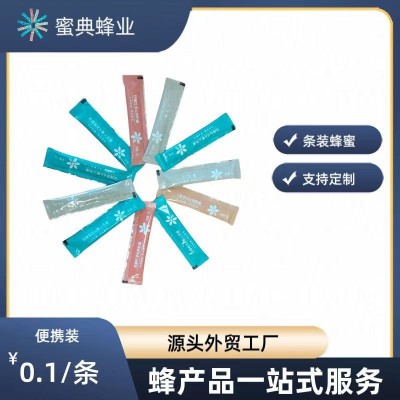 【蜜典蜂业】草本组合蜂蜜外贸工厂六宝蜜百花蜜批发便携装无蔗糖图4