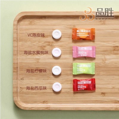 金健500g维c陈皮含片海盐清凉薄荷糖网红糖果办公招待糖休闲零食图4