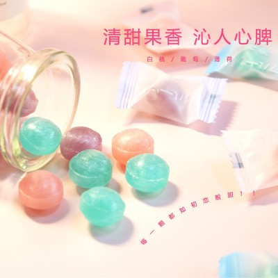 日系网红白桃味硬糖创意表白糖果清凉薄荷糖小红书结婚喜糖批发图4