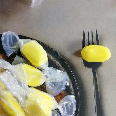 厂家直销香浓榴莲软糖 休闲糖果零食品批发 228g独立小包装榴莲糖图4