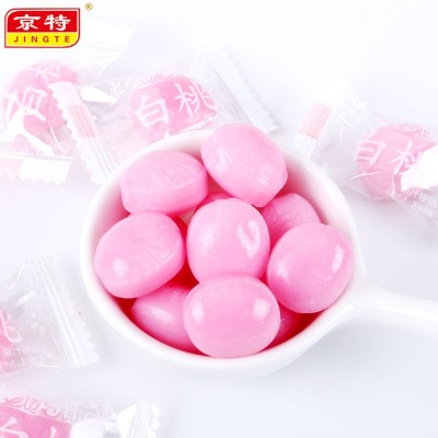京特白桃果味果汁硬糖零食喜糖批发厂家现货网红糖果小零食婚庆图5