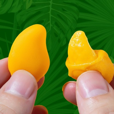 4法思觅语剥皮芒果软糖75g剥皮果汁软糖橡皮糖果休闲小零食水果糖图3