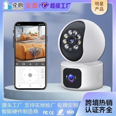 室内无线wifi监控摄像头机家用高清连手机远程夜视智能监控器跨境图5
