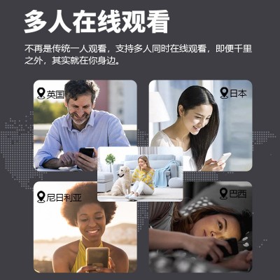 新款180度全景电动云台机室内高清夜视远程WIFI监控摄像头机工厂图2