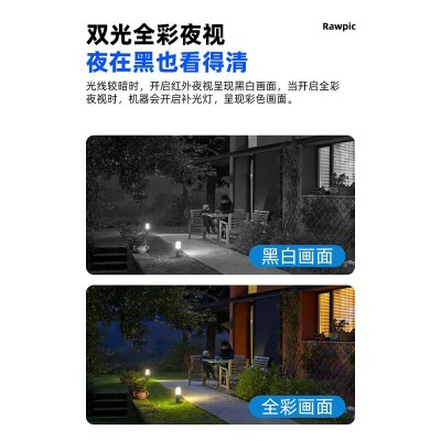 太阳能监控摄像头夜视高清户外双目高清手机远程360低功耗摄像头图3