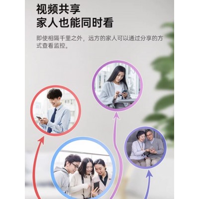 200万CS-H6C智能家居云台360度萤石摄像头1080P wifi语音对讲插卡图2