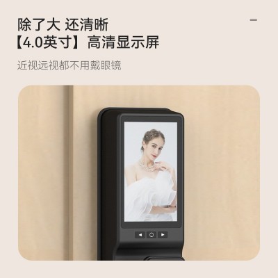 BECK博克全自动3D人脸识别指纹锁猫眼可视智能锁家用密码锁K7系列图2