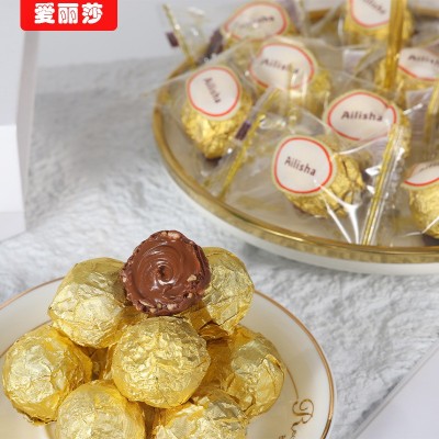爱丽莎散装喜糖威化巧克力休闲零食伴手礼婚庆喜糖批发20斤/箱图5