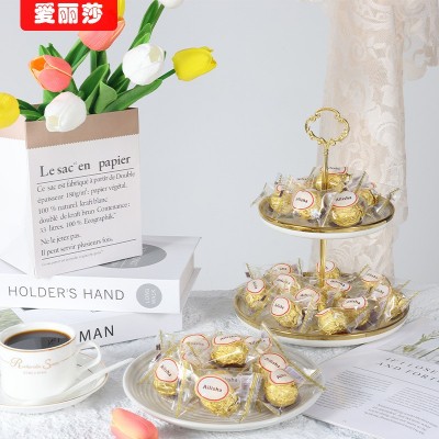 爱丽莎散装喜糖威化巧克力休闲零食伴手礼婚庆喜糖批发20斤/箱图2
