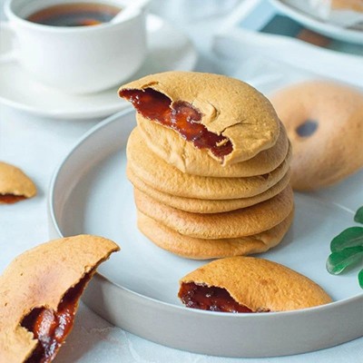 红糖肚脐饼广东潮汕特产肚脐酥潮州小吃零食糕点肚脐红糖饼批发图4