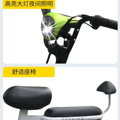 厂家批发可跨境外贸单电动车两轮代步成人48V电动自行车电瓶车图3