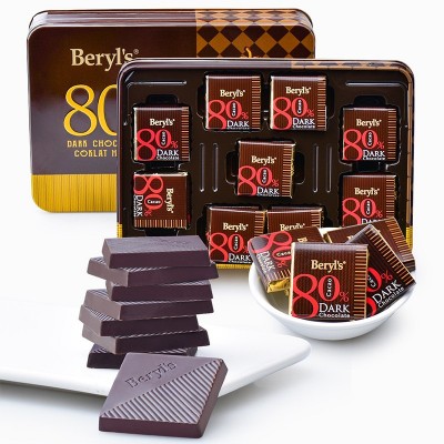 马来西亚进口倍乐思Beryl's什锦口味/80%,99%黑巧克力85g图4